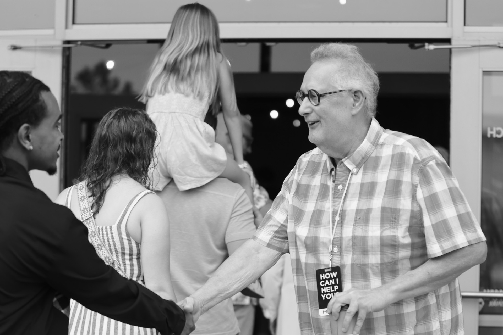 People greeting one another at Mercy Road Church
